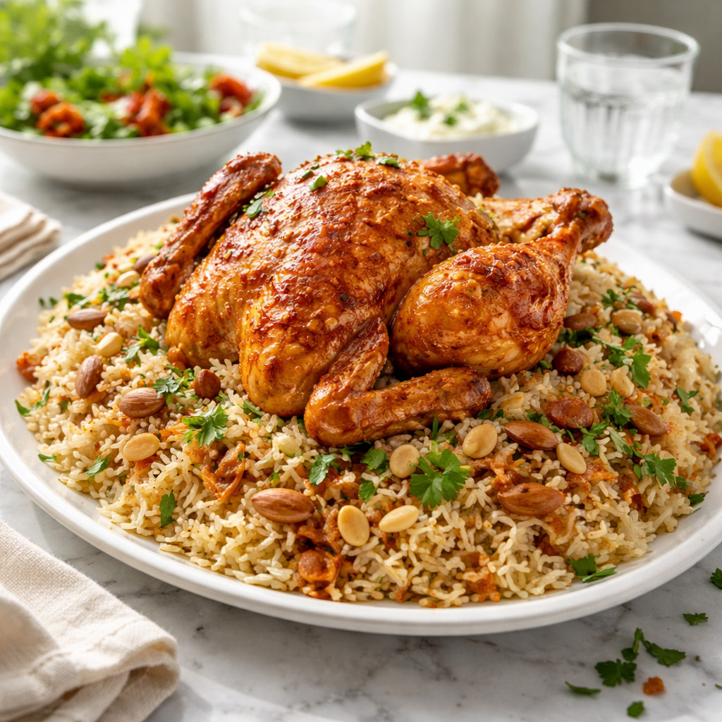Oven Chicken with Rice