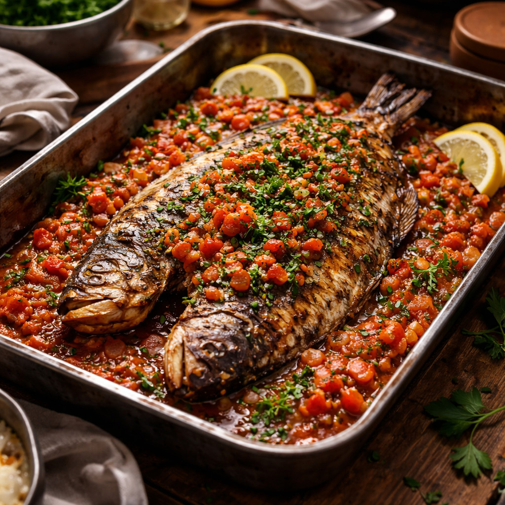 Iraqi Masgouf Fish
