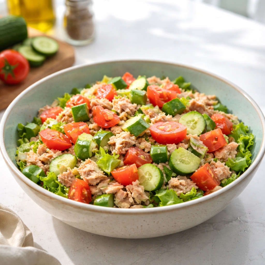 Salade de thon aux légumes