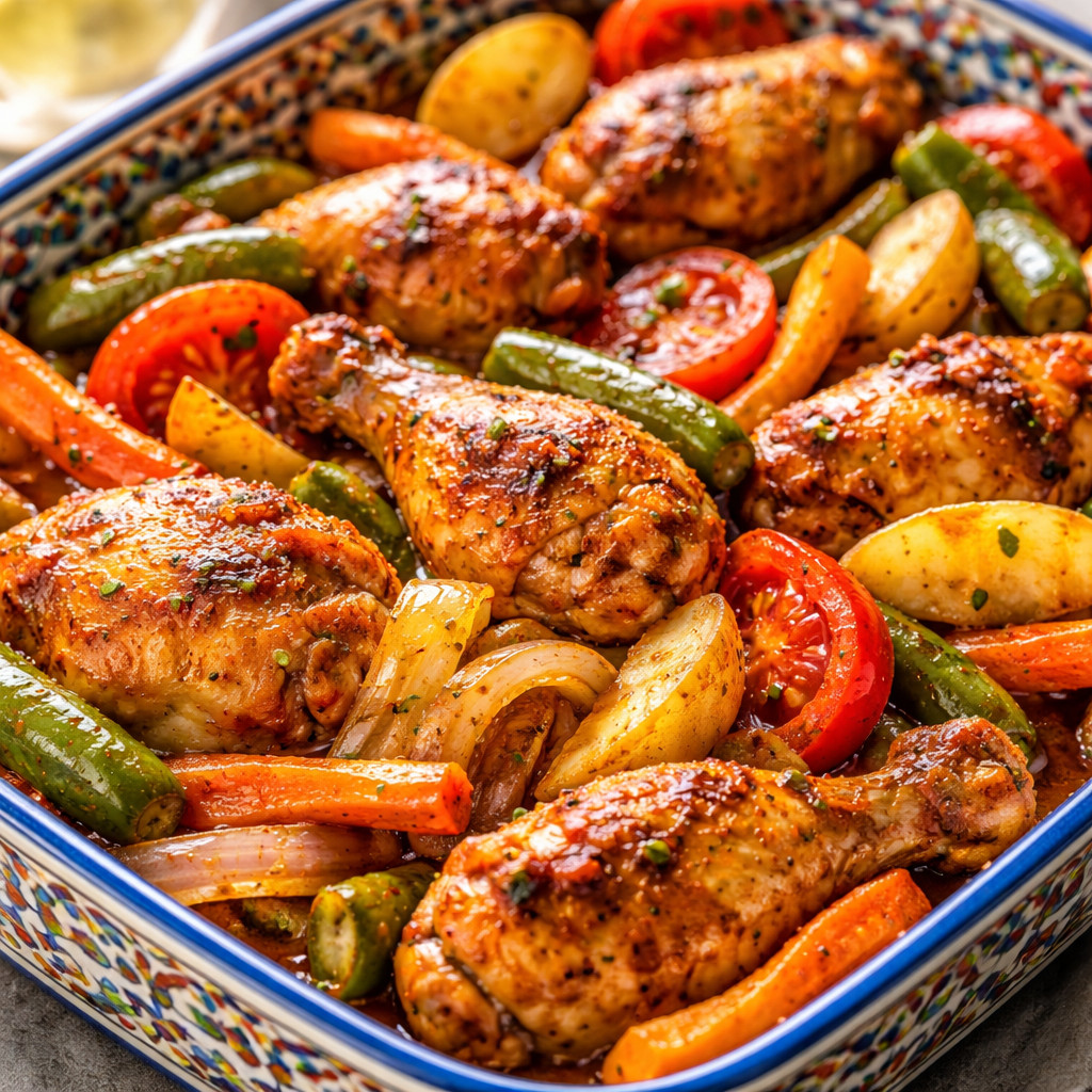 Chicken Tray with Vegetables