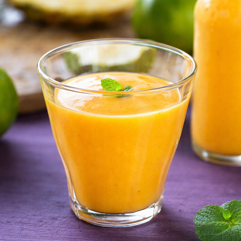 Jus de mangue délicieux