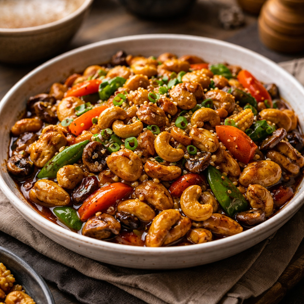 Poulet chinois aux noix de cajou