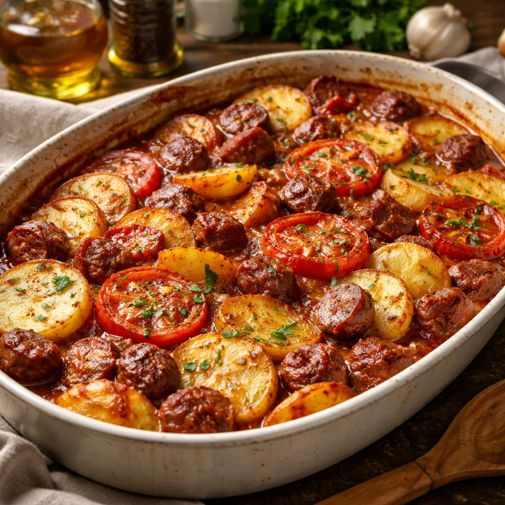 Sausage with Potatoes