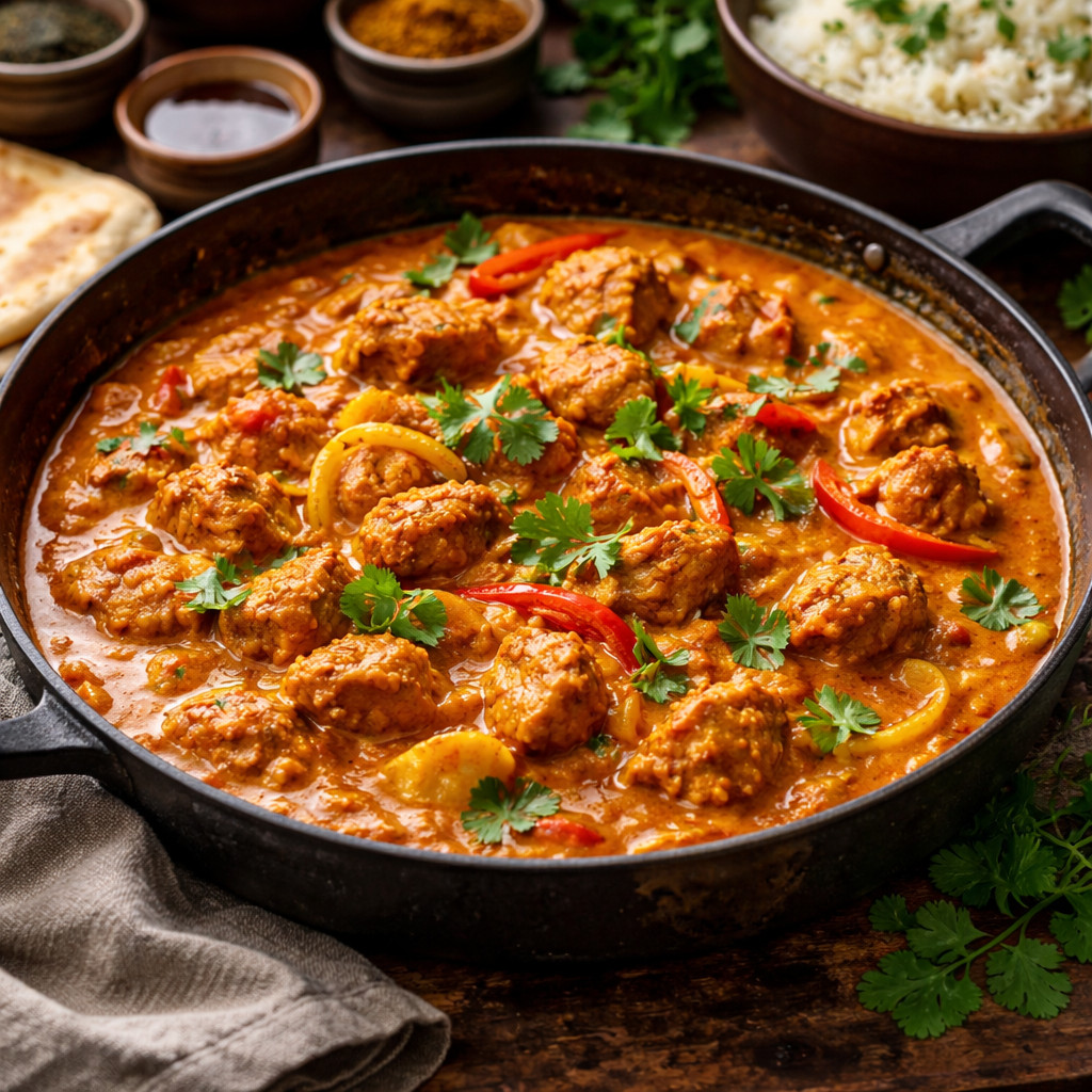 Poulet au beurre et au curry