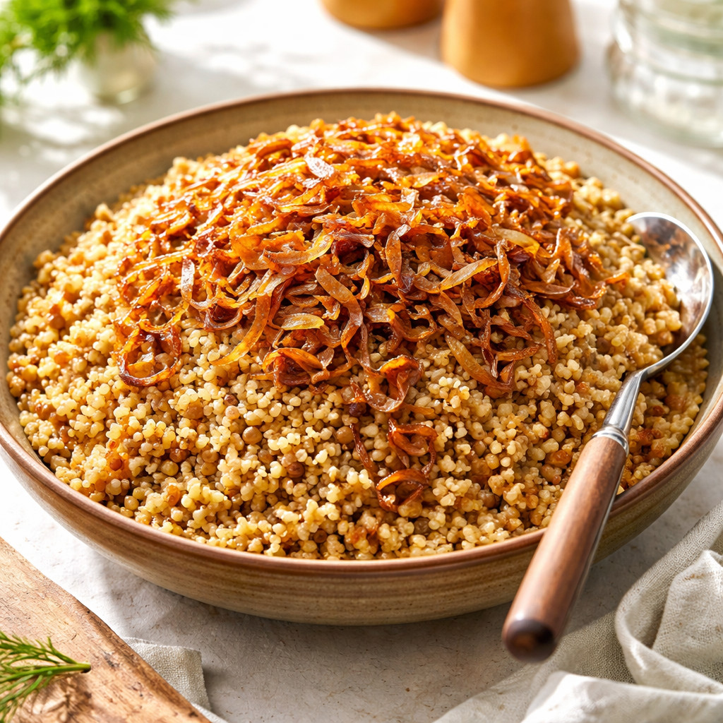 Bulgur Mujadara