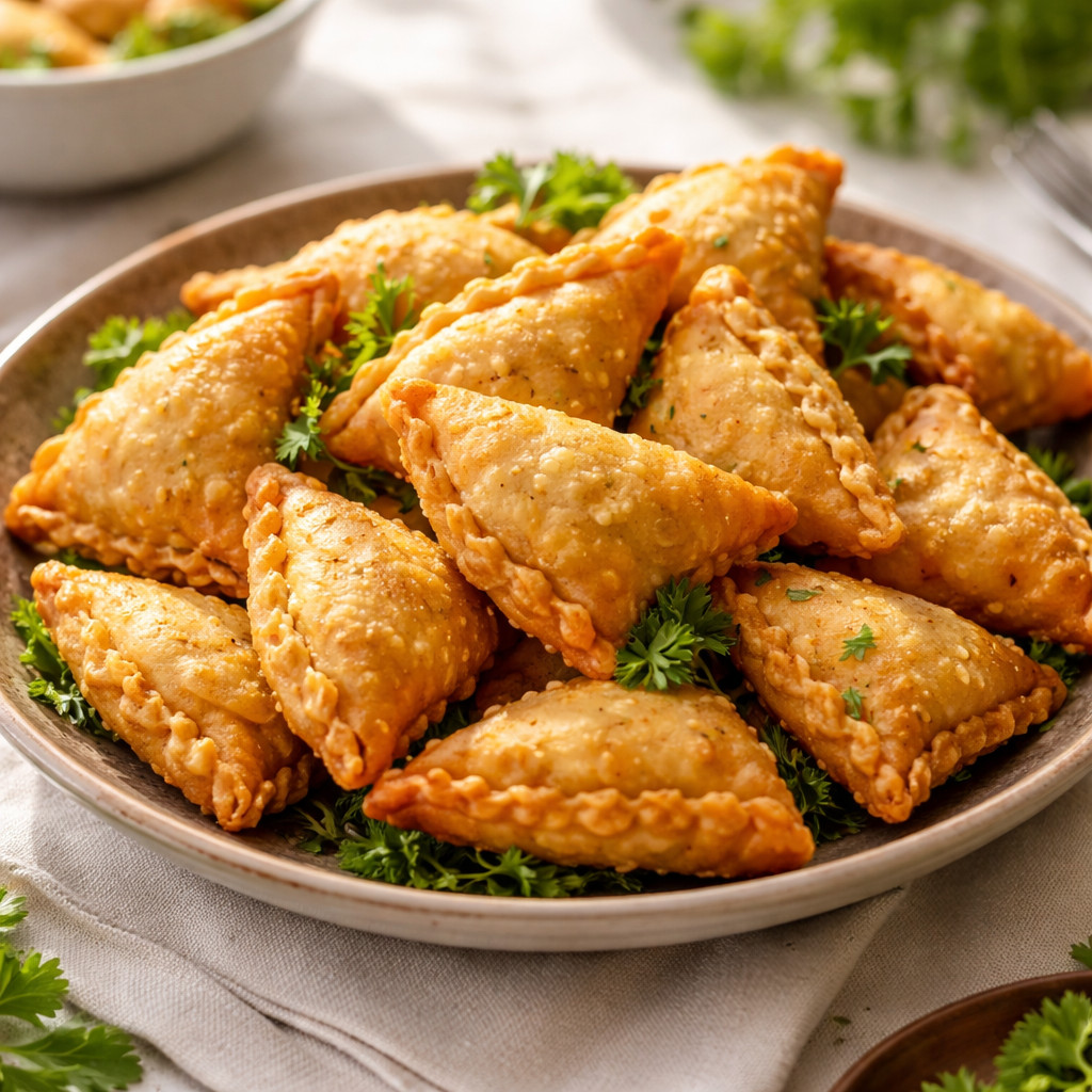 Fried Sambosa with Meat