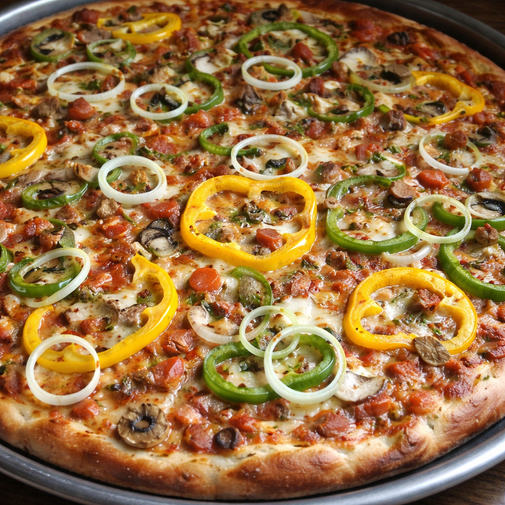 Pizza with Ground Meat