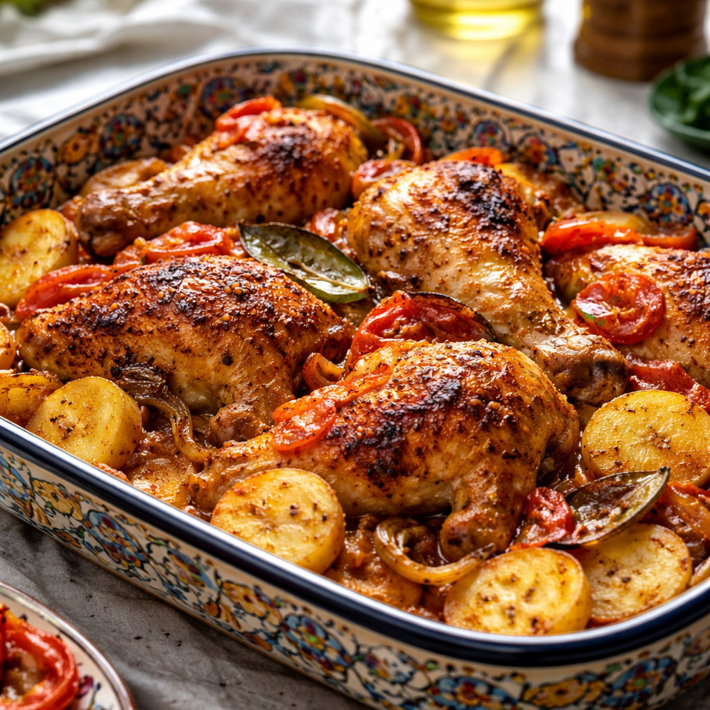 Chicken Tray with Potatoes