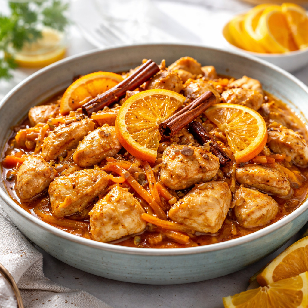 دجاج بصوص البرتقال