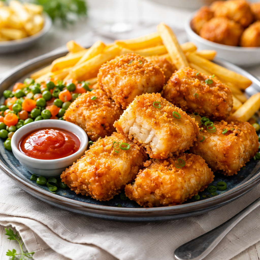 Poisson frit croustillant