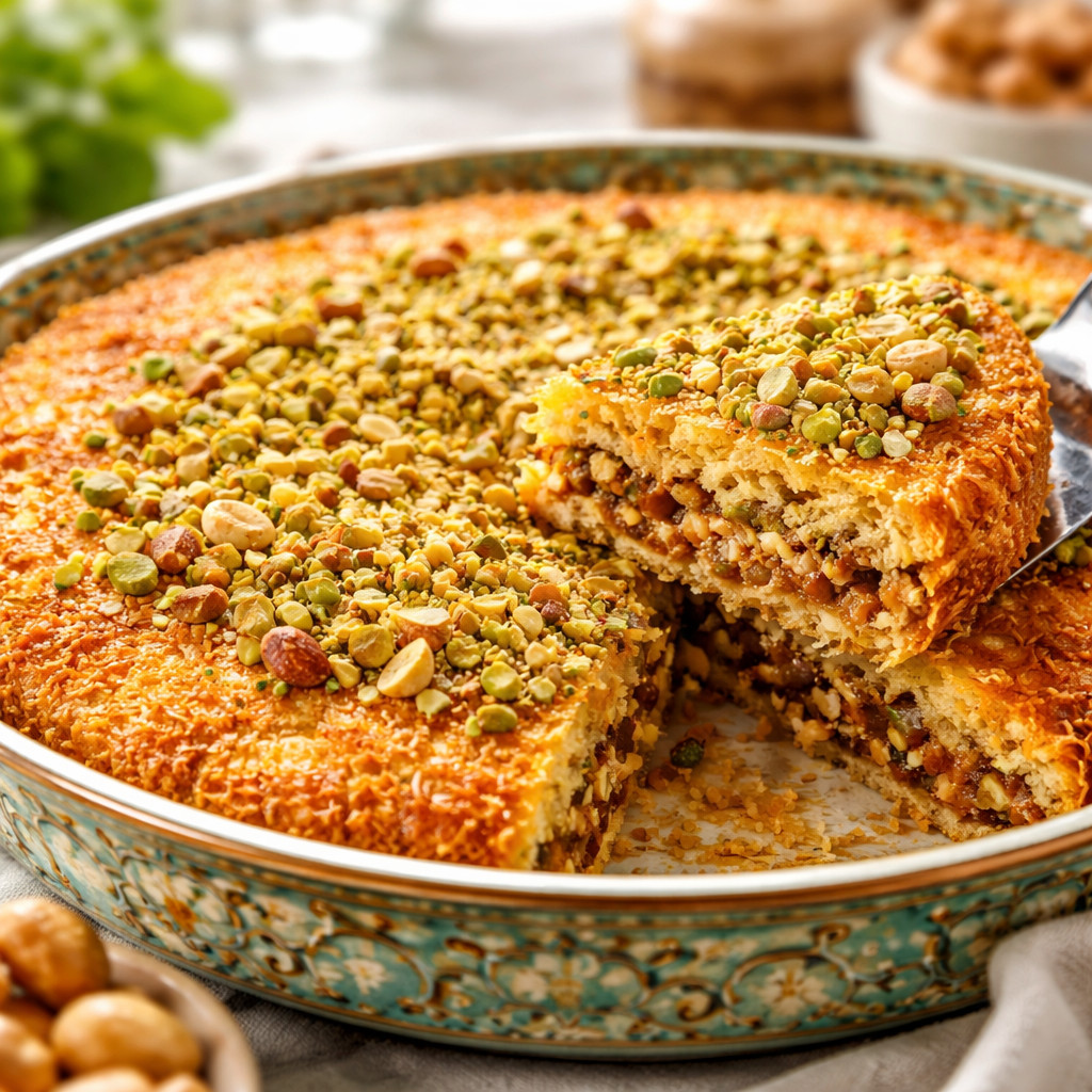 Knafeh aux noix