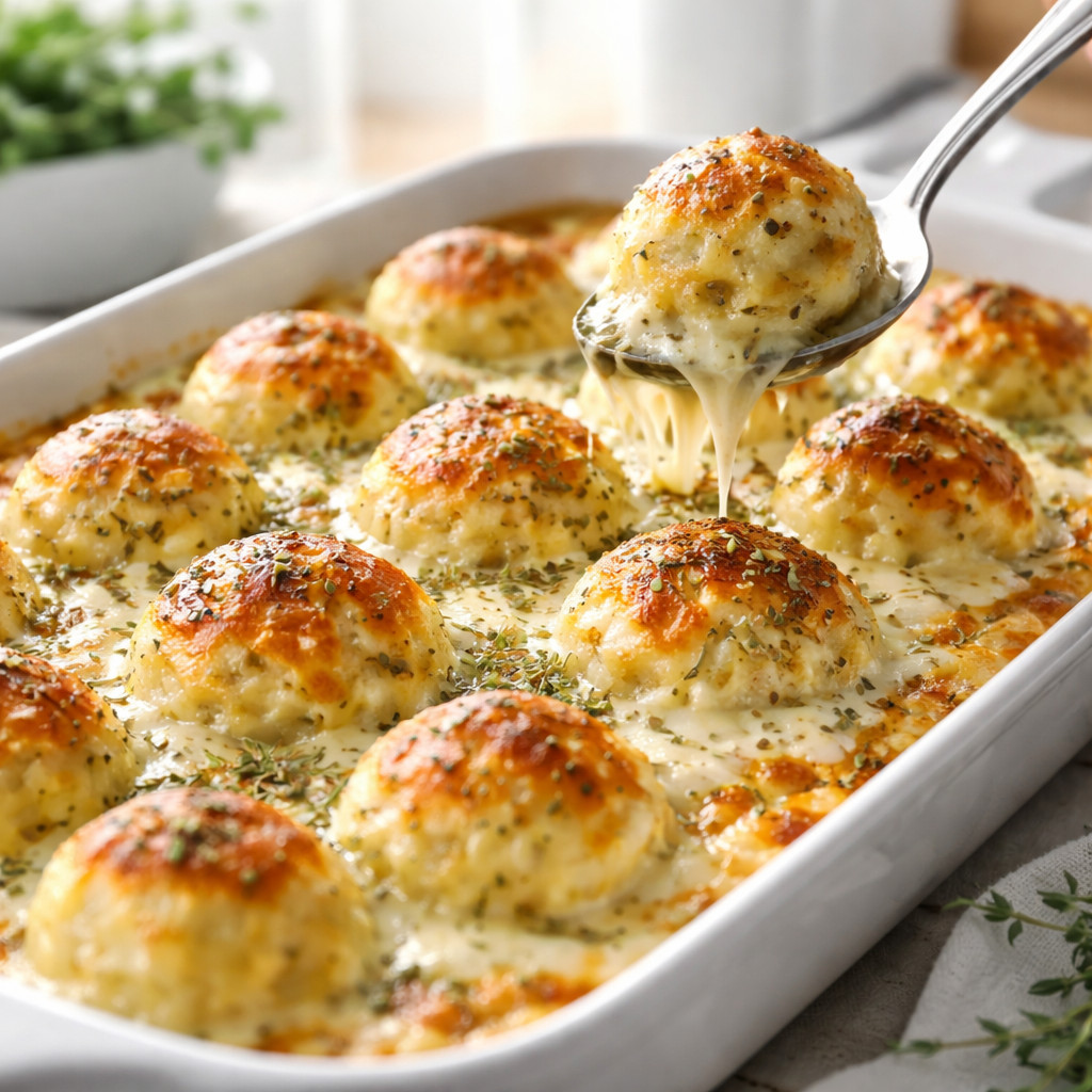 Potato Balls with Béchamel