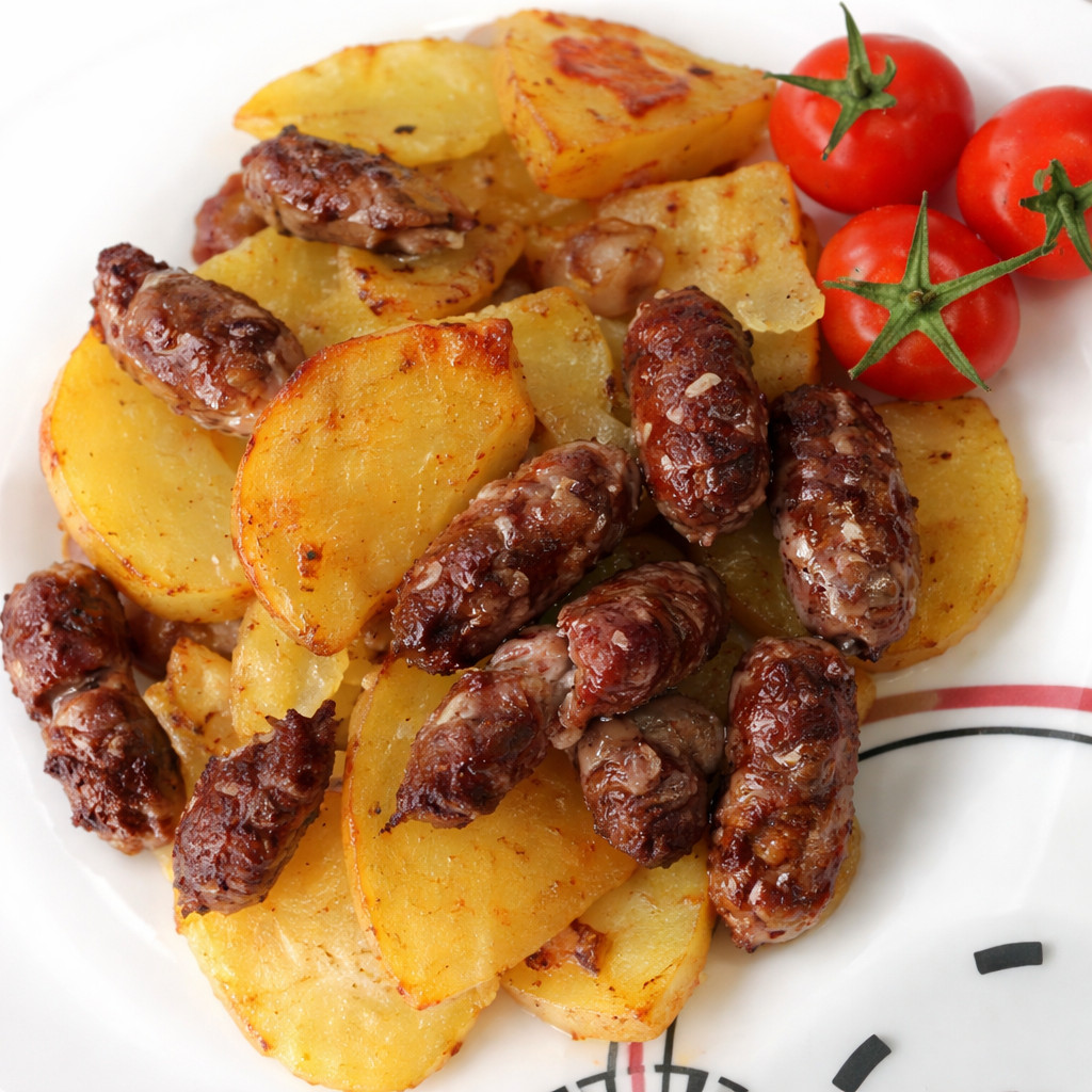 Sausages with Potatoes