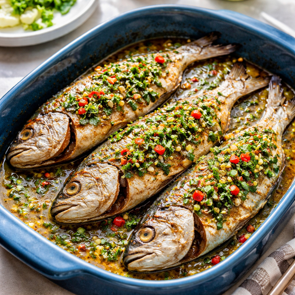 Moroccan Baked Fish