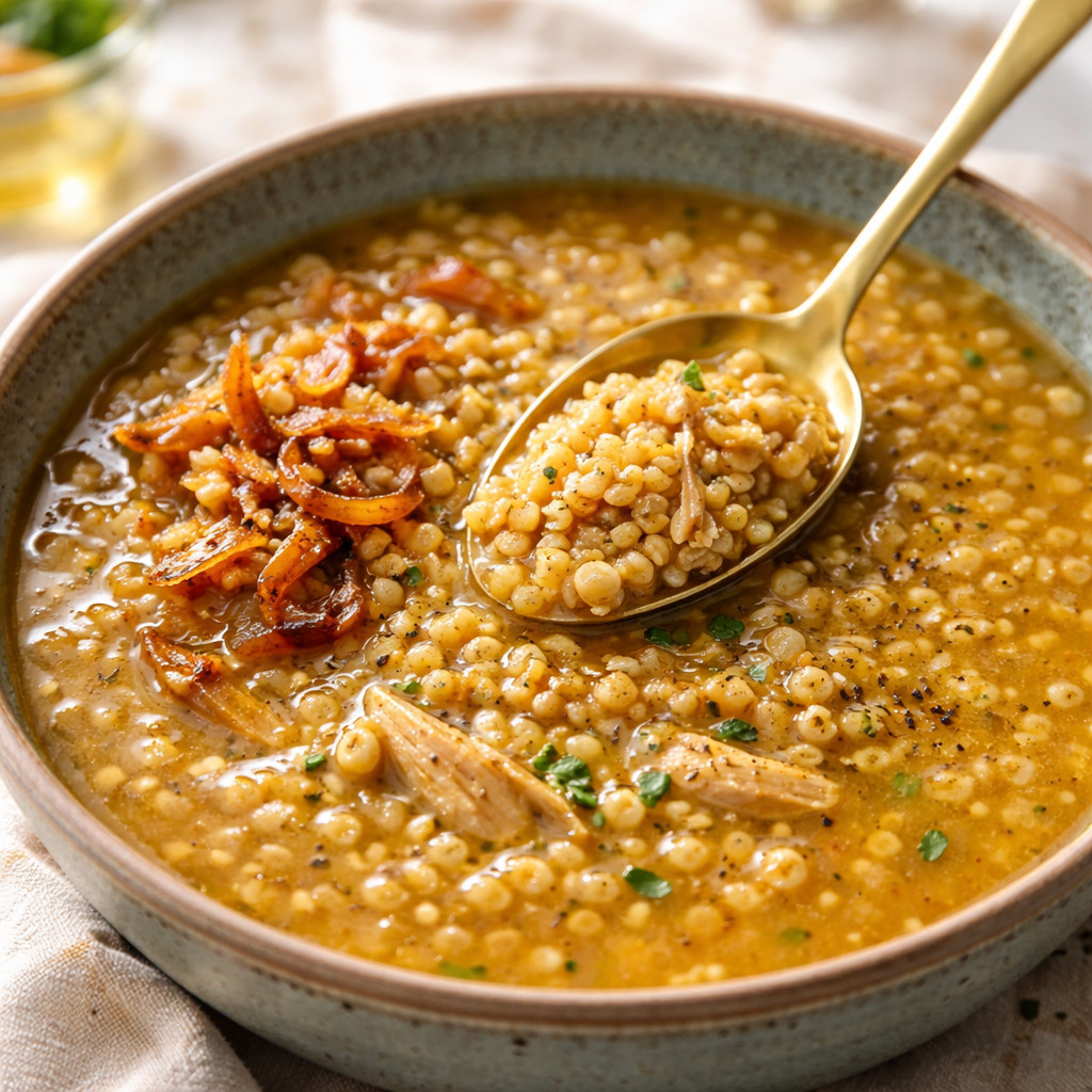 Soupe de freekeh
