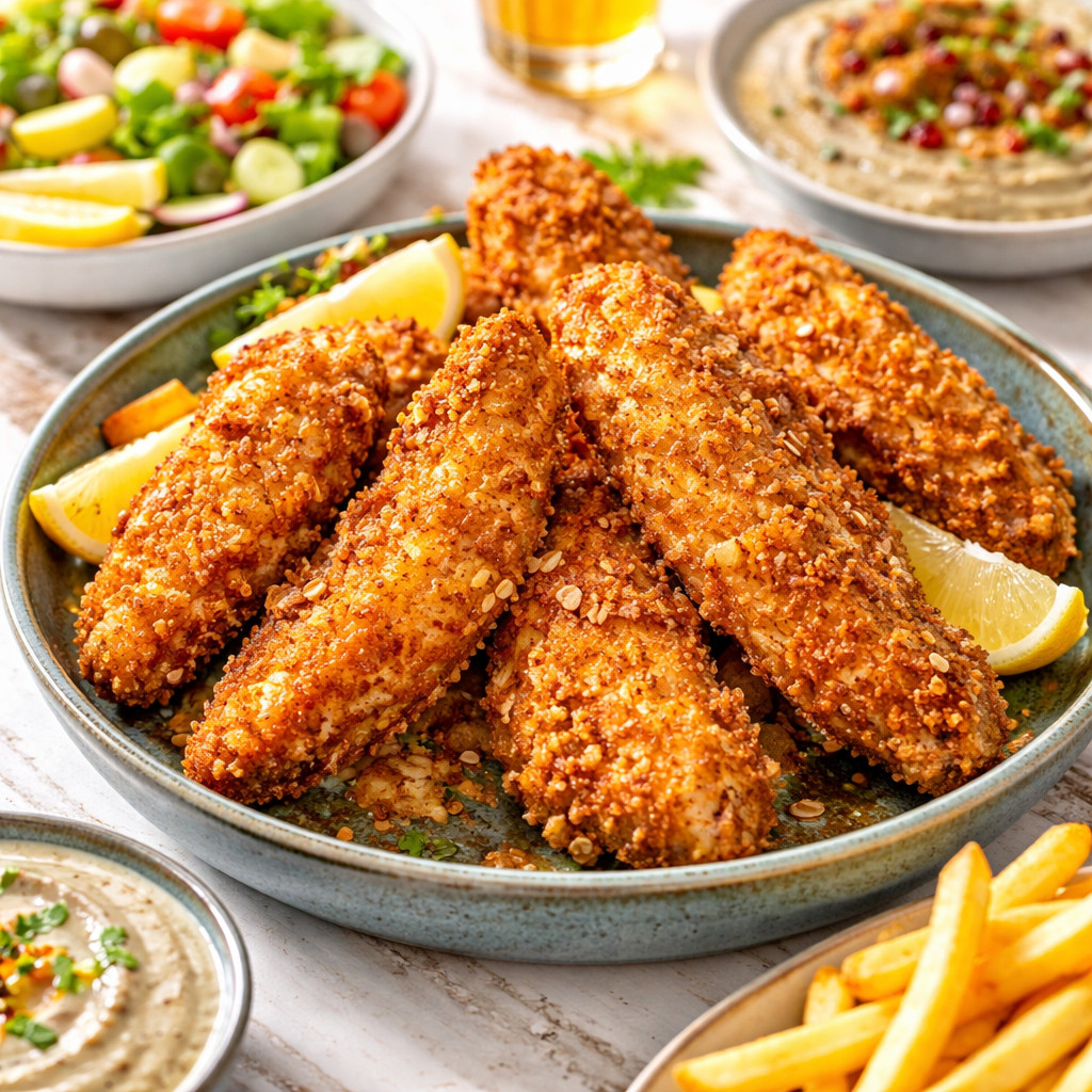 Filet de poisson frit