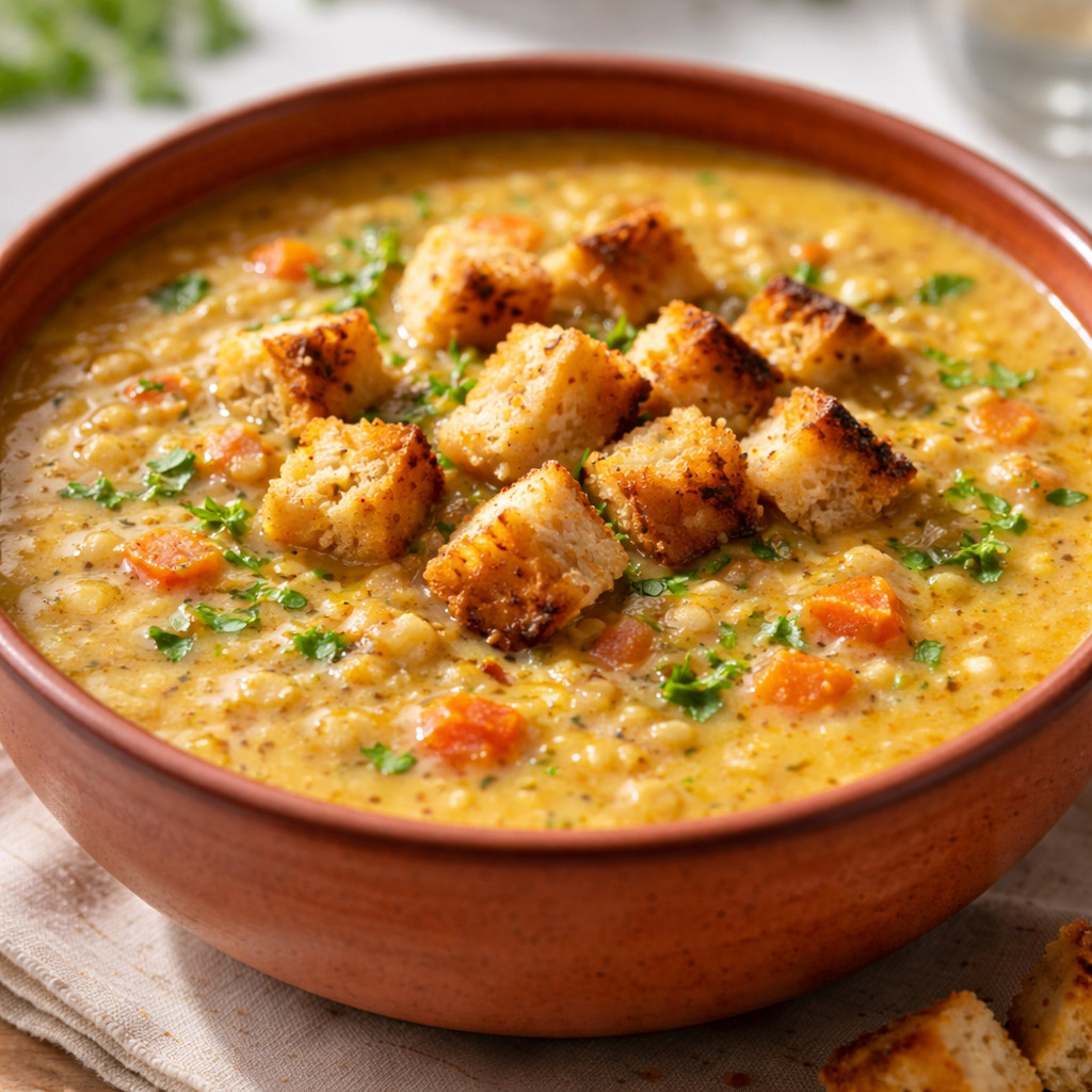 Crushed Lentil Soup
