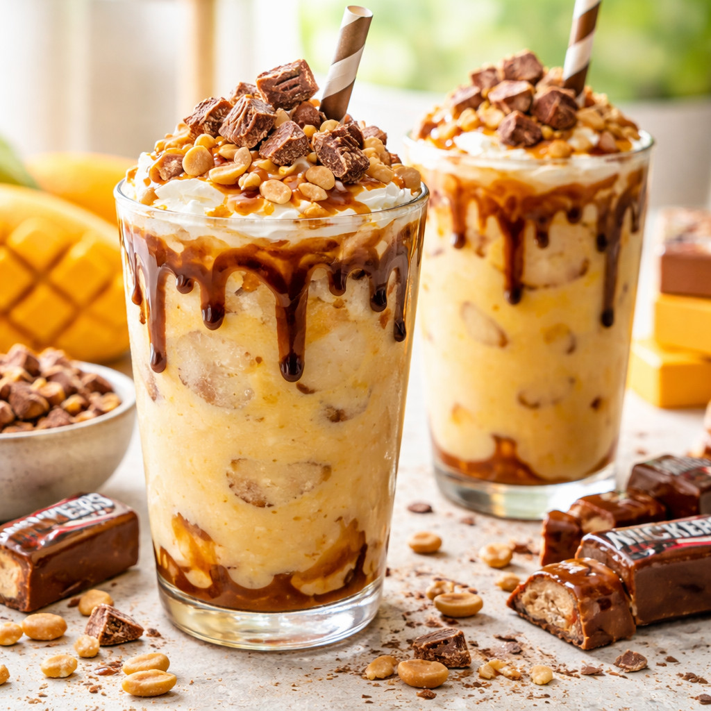 Mango and Snickers Drink