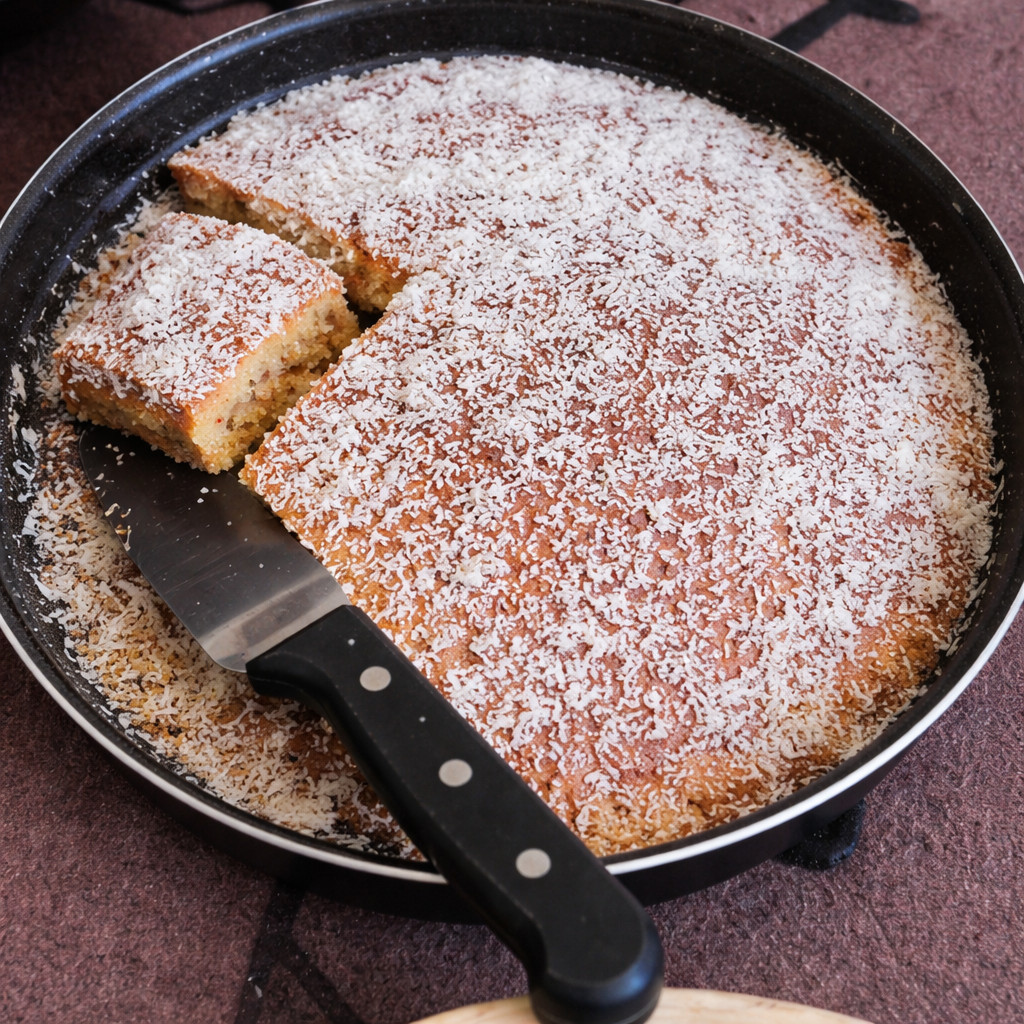 Basbousa with Coconut