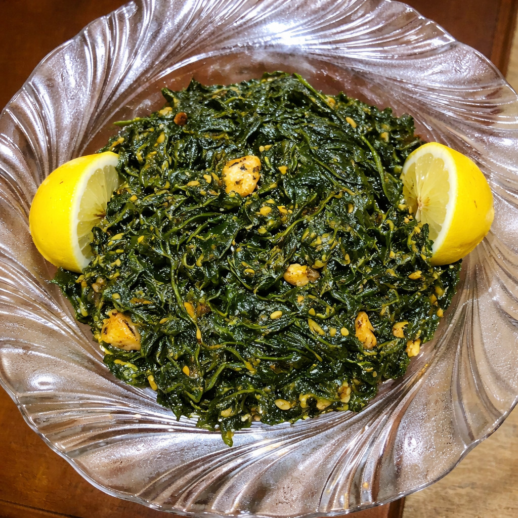 Molokhia au poulet syrien