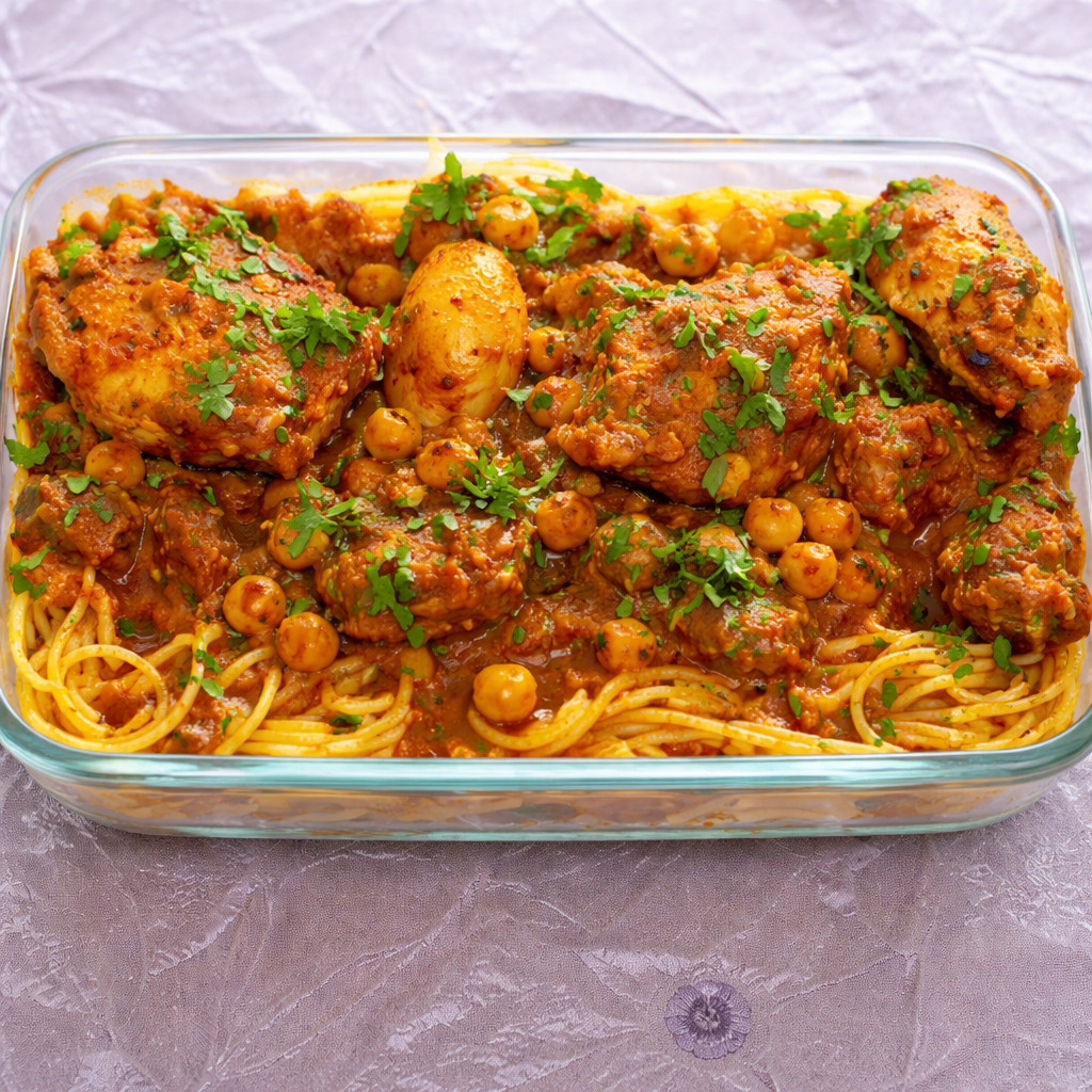 Chicken Pasta with Red Sauce