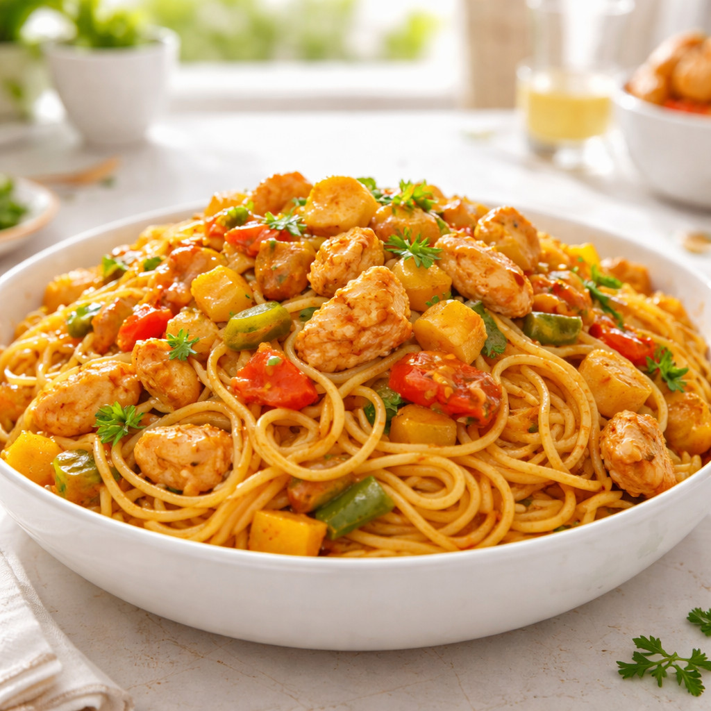Spaghetti with Vegetables