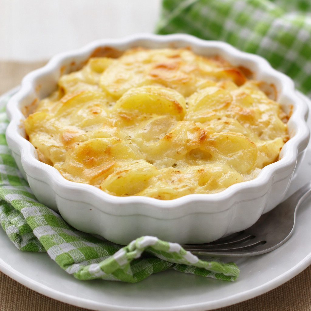 Gratin de pommes de terre à la béchamel