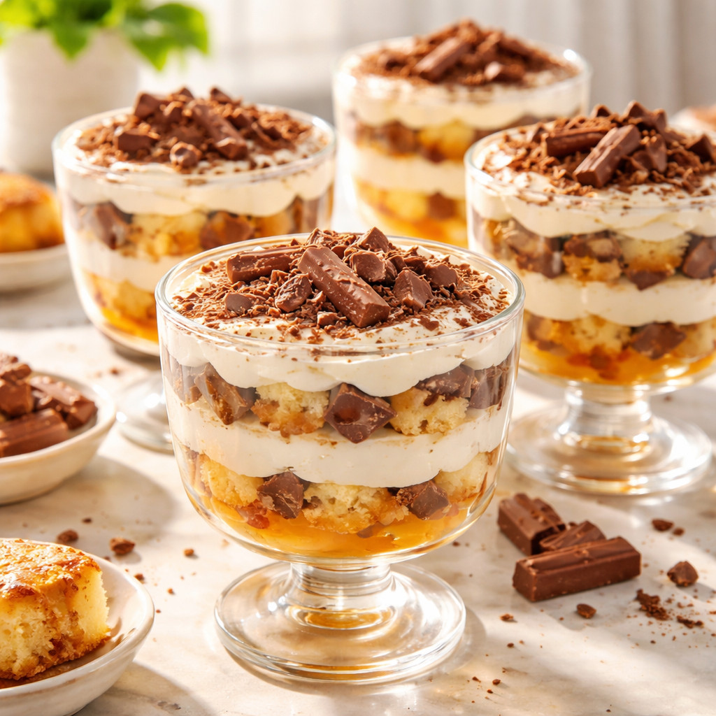 Coupes de gâteau à la crème