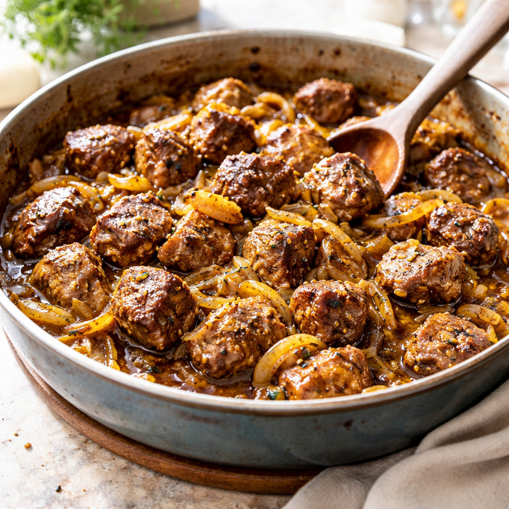 Meat with Onions