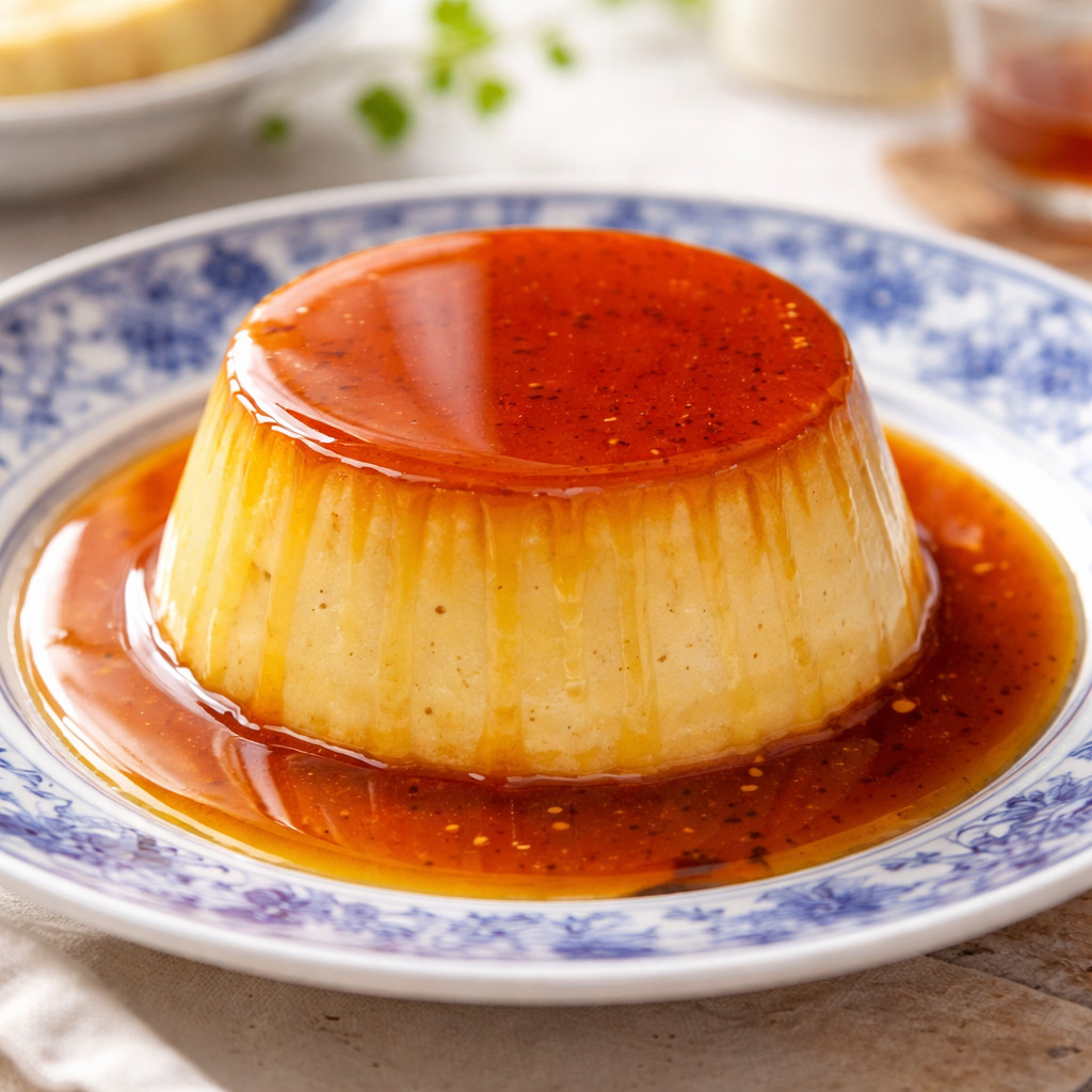 Crème caramel délicieuse