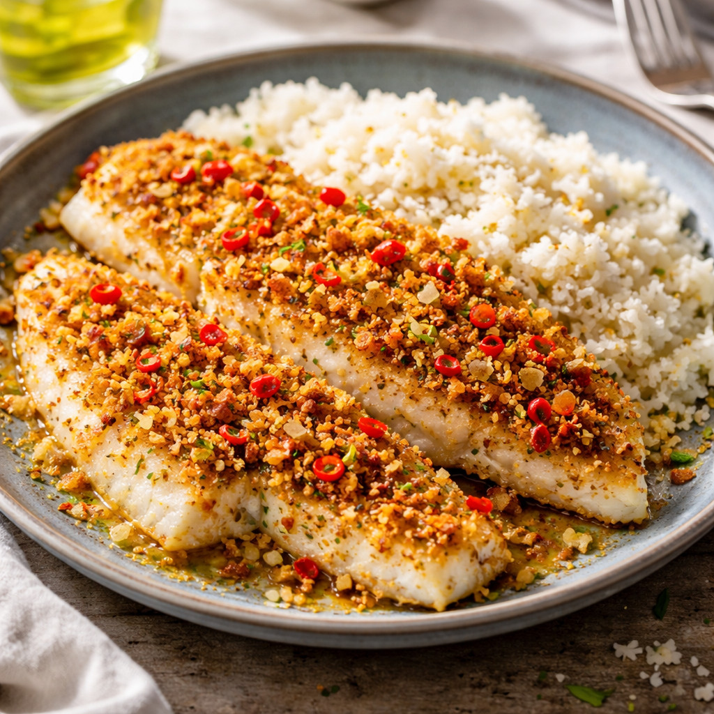 Fish with Breadcrumbs and Lemon