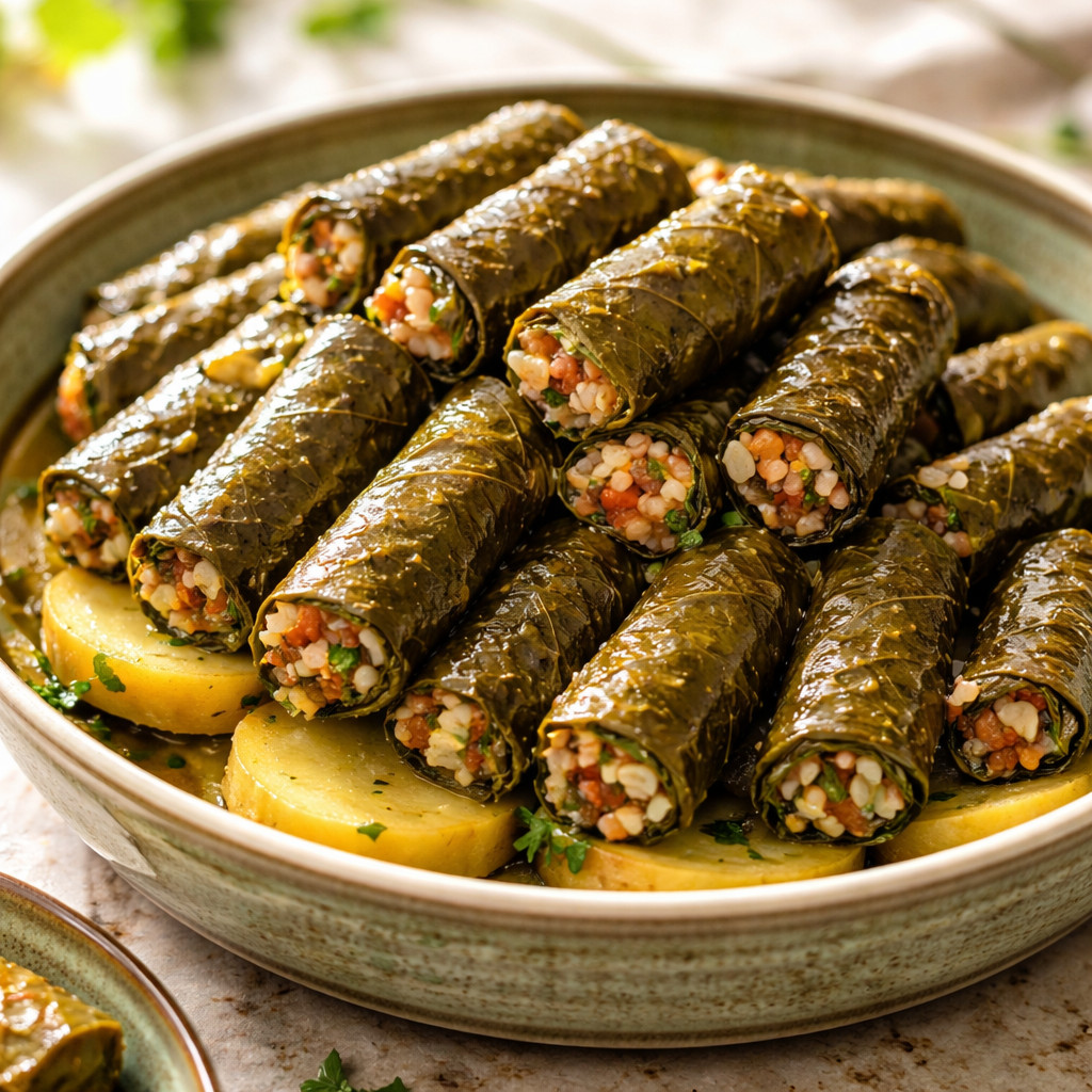 ورق عنب بالزيت
