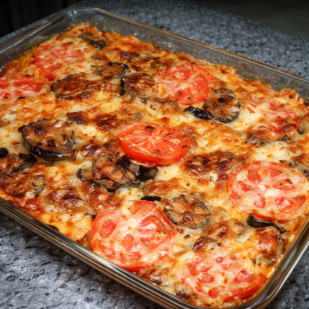 Moussaka Tray with Ground Meat