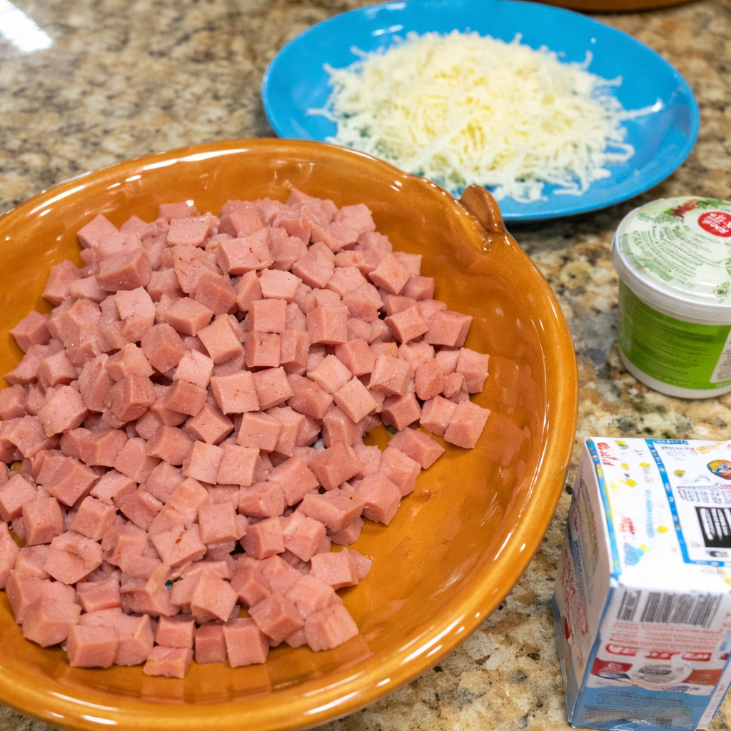 Pâtes à la viande froide