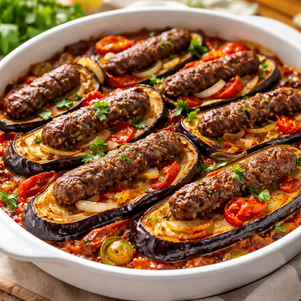 Eggplant Kofta Tray