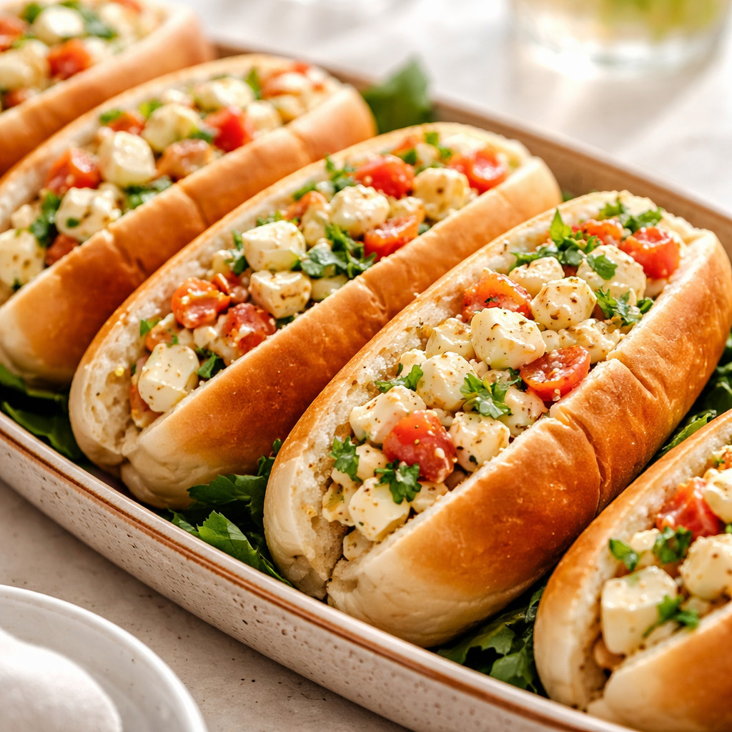 Sandwichs aux œufs durs