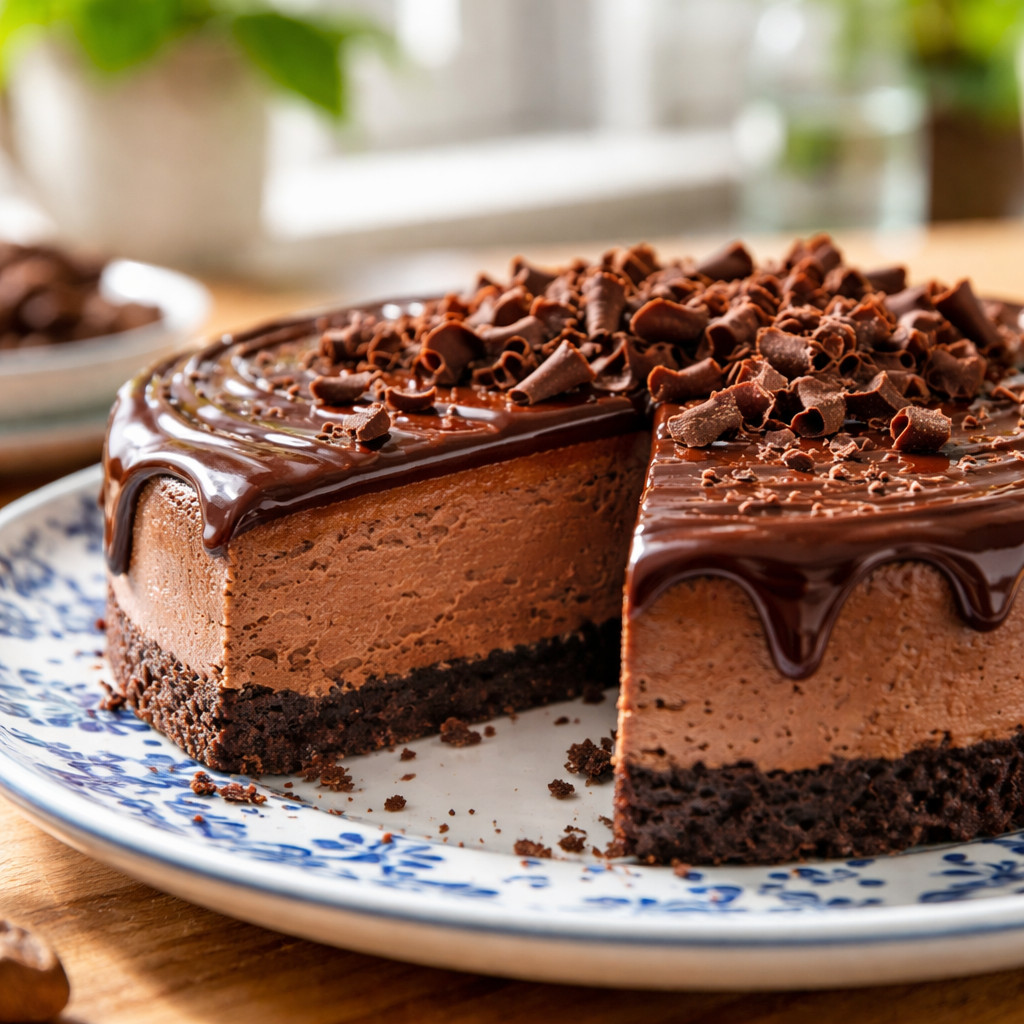 Cheesecake au chocolat