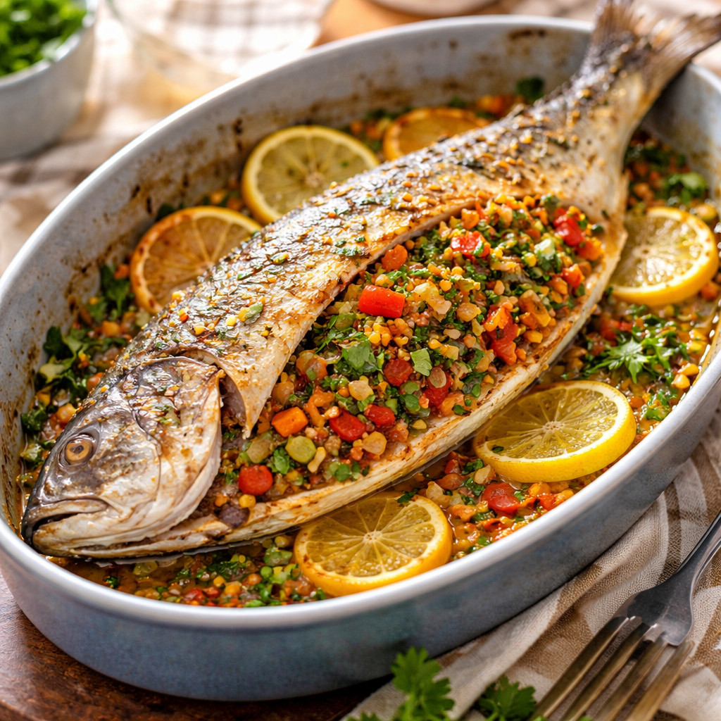 Stuffed Fish in the Oven
