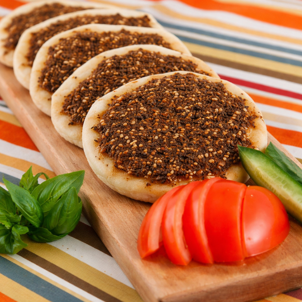 Manaqish with Za'atar