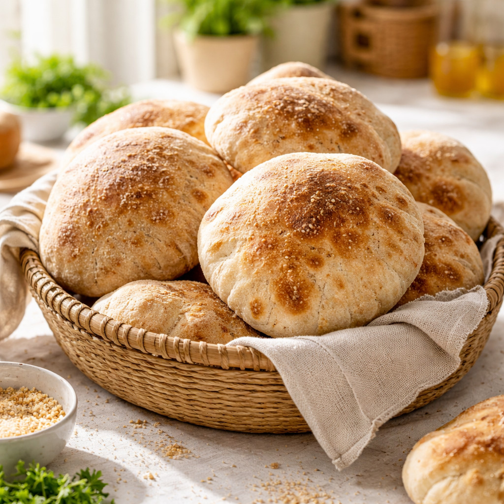 Egyptian Baladi Bread
