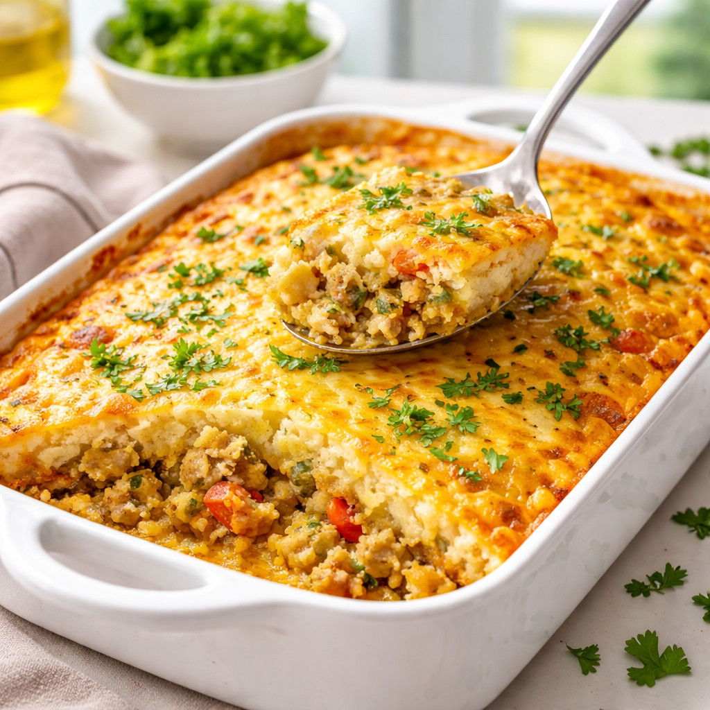 Plat de pommes de terre au poulet