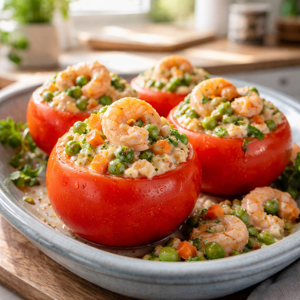 Russian Salad with Tomatoes