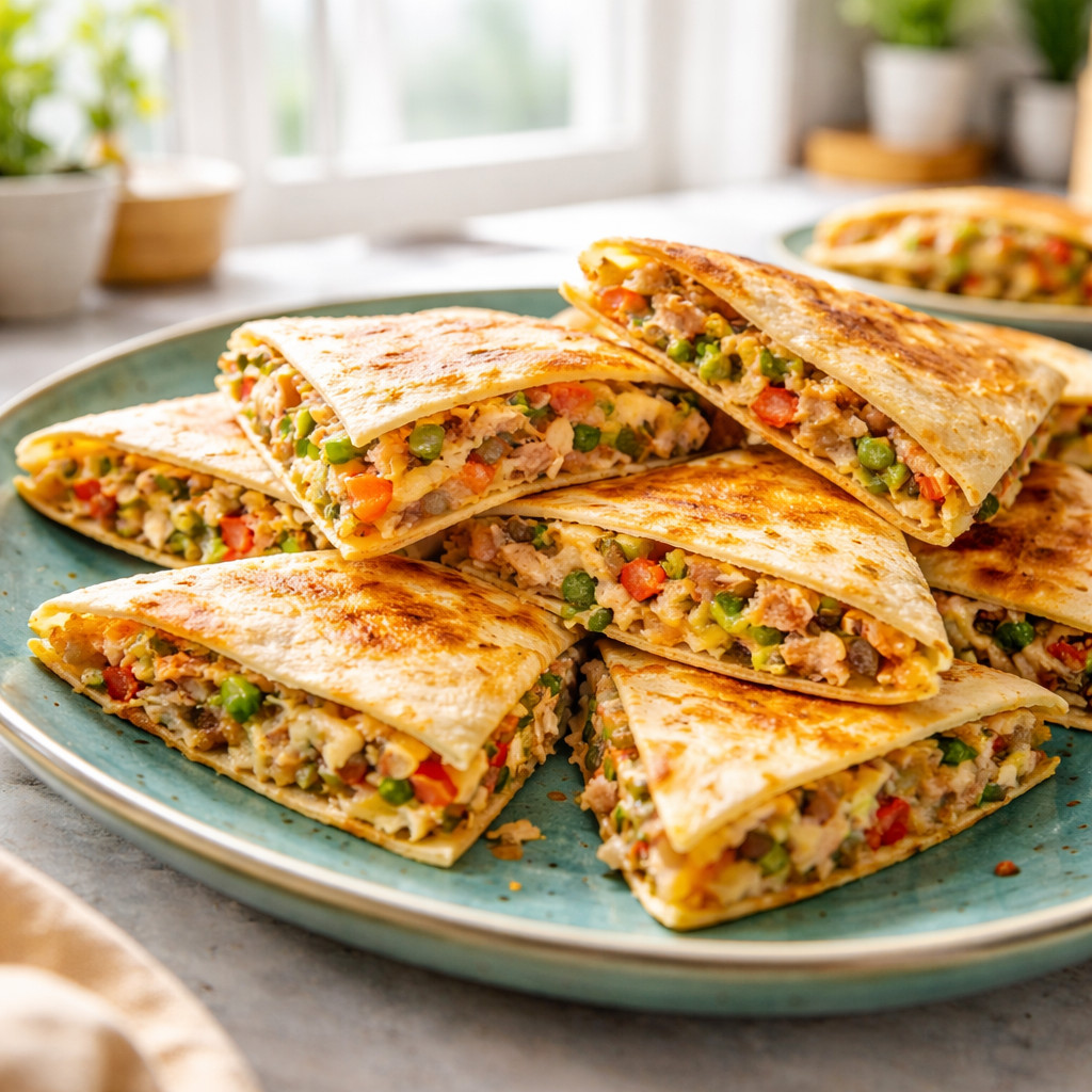 Pain tortilla au thon