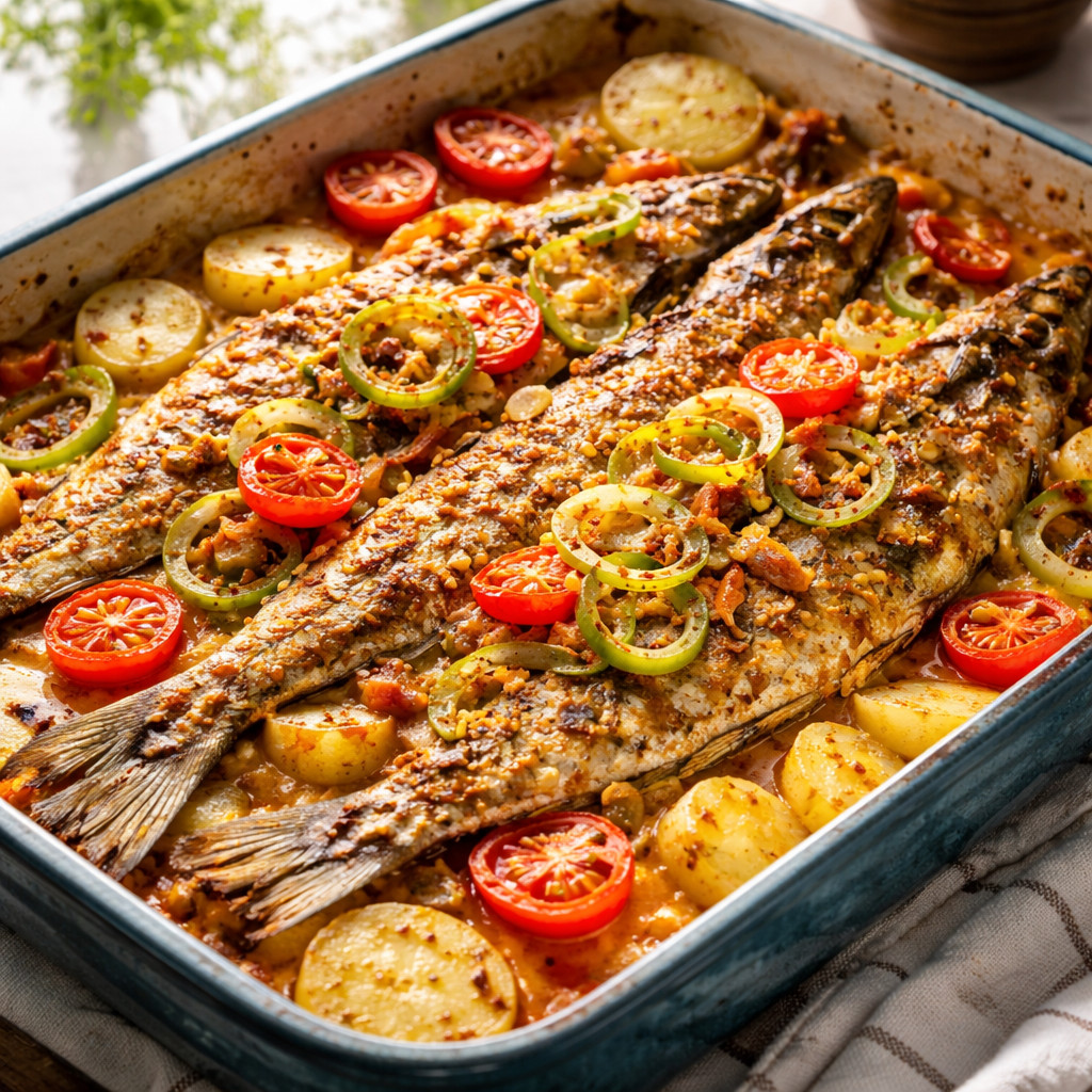 Baked Sinjari Fish