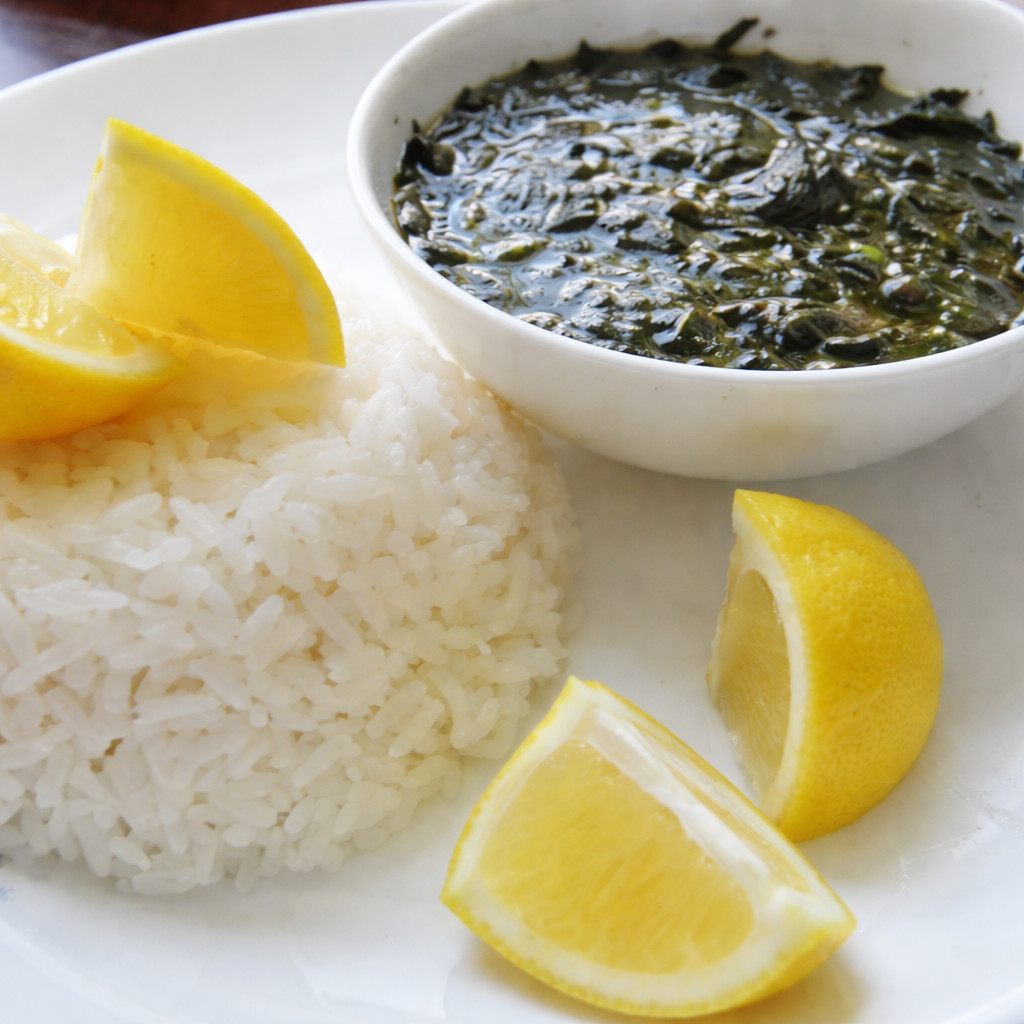 Coarse Molokhia with Chicken
