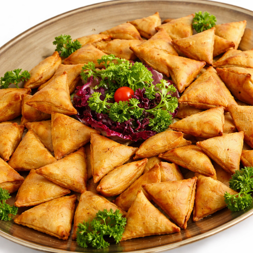 Fried Sambosa with Meat