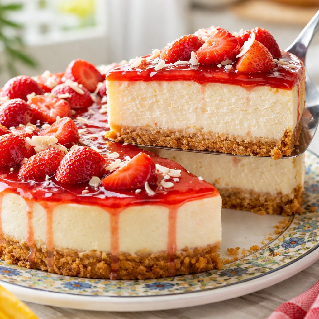 Cheesecake aux fraises