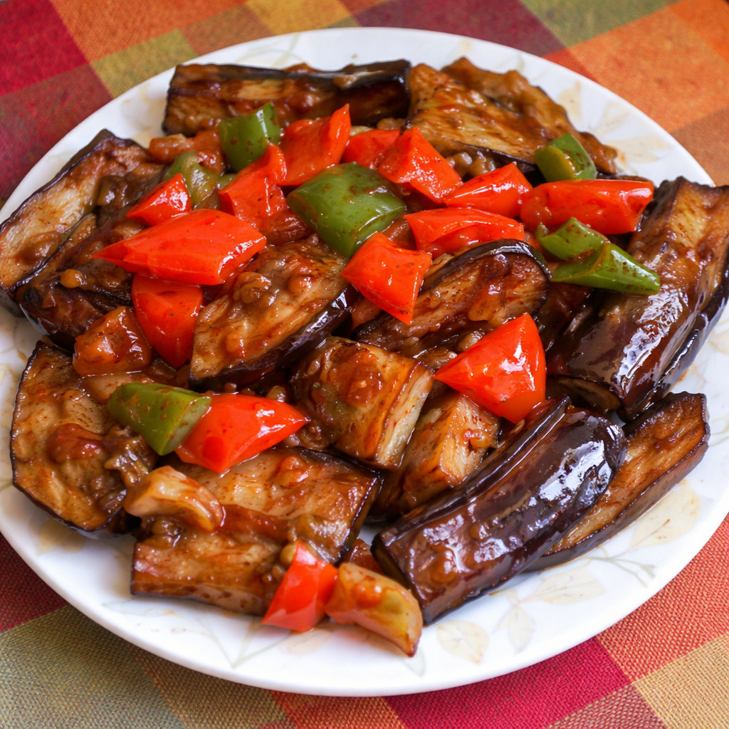 Aubergine frite