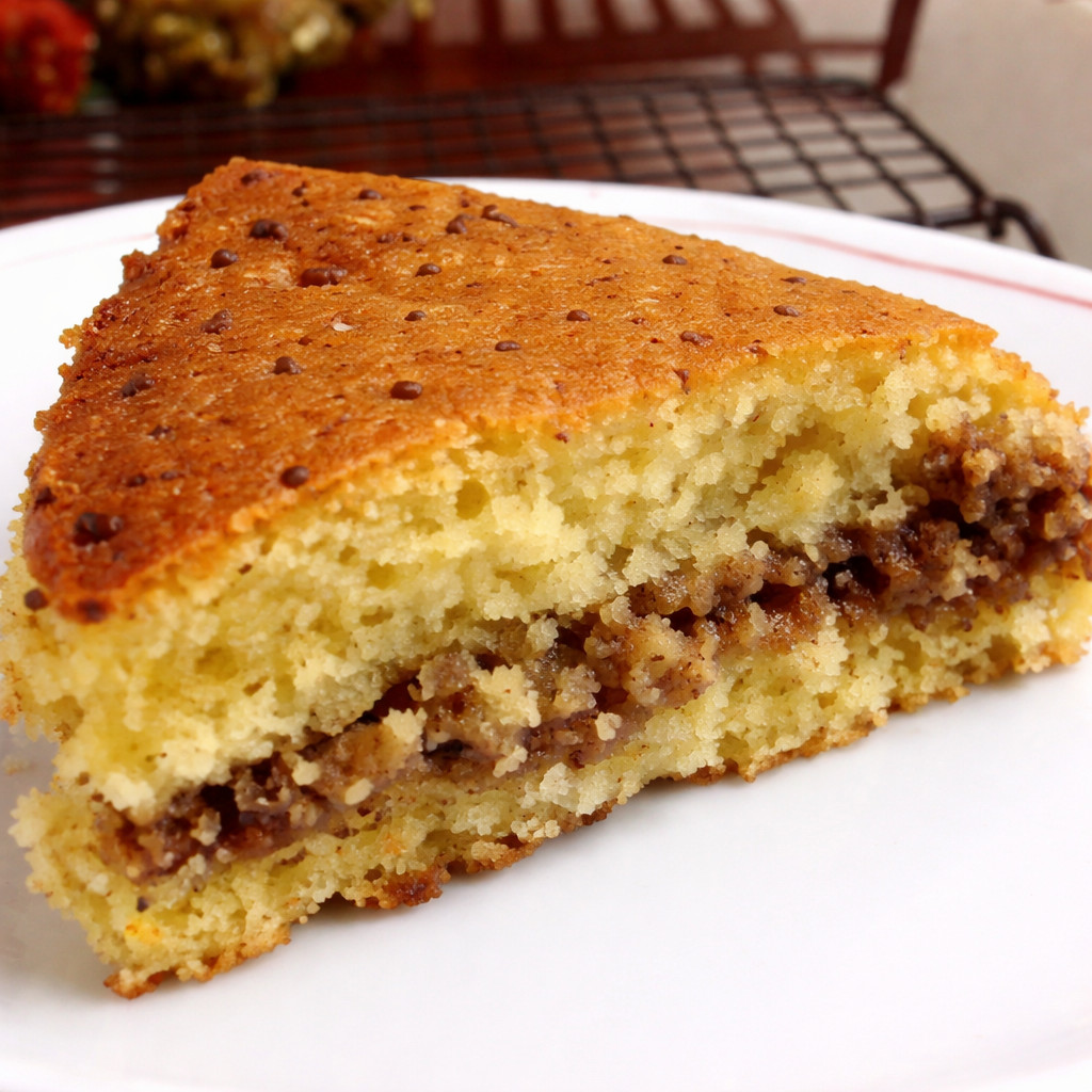 Galaxy Cake with Cinnamon and Walnuts