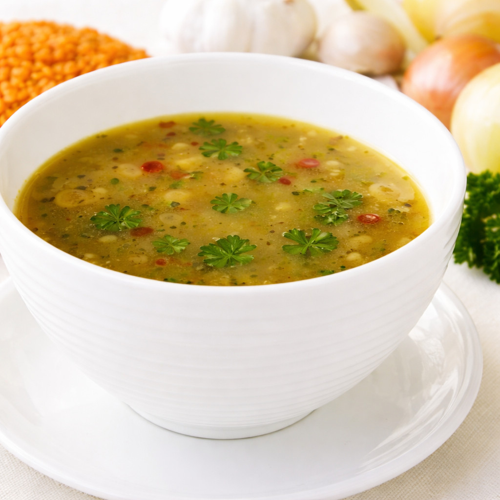Vegetable Soup with Vermicelli
